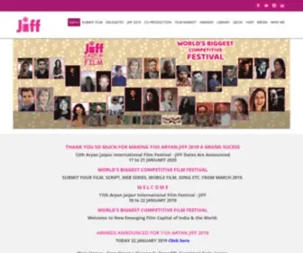 Jiffindia.org(Jaipur International Film Festival) Screenshot