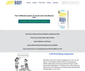 Jiffybody.com(Muscle and Joint Pain) Screenshot