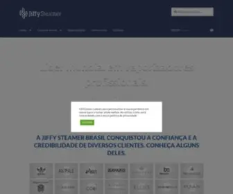 Jiffybrasil.com.br(A Jiffy Steamer Company) Screenshot