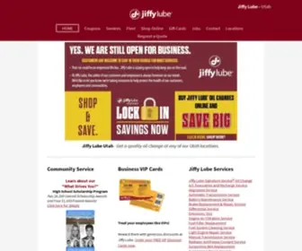 Jiffylubeutah.com(Utah Jiffy Lube) Screenshot