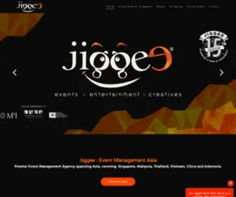 Jiggee.com.sg(Event Management Singapore) Screenshot