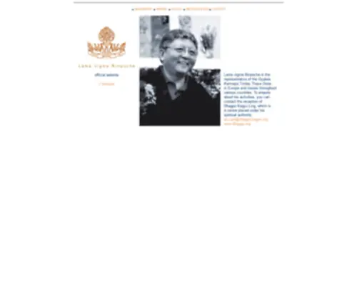 Jigmela.org(Lama Jigme Rinpoche official web site) Screenshot