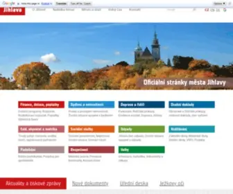 Jihlava.cz(Titulní stránka) Screenshot