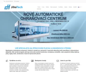 Jihotech.cz(JIHOTECH spol) Screenshot