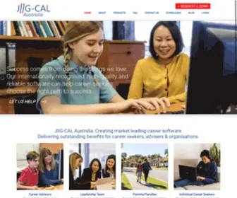 Jiig-CAL.com.au(Internationally recognised career planning software) Screenshot