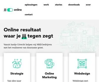 Jijonline.nu(Online marketing) Screenshot