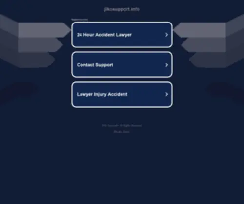 Jikosupport.info(交通事故) Screenshot