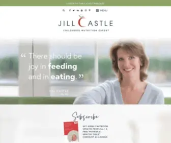 Jillcastle.com(America's Child Nutrition Expert) Screenshot