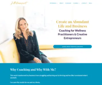 Jilldavenport.com(Coaching and Wellness) Screenshot