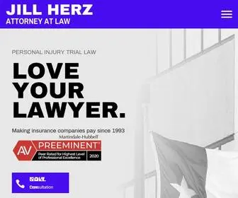 Jillherz.com(Personal Injury Lawyer Dallas) Screenshot