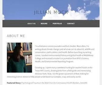 Jillianmock.com(Jillian Mock) Screenshot