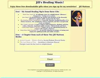 Jillshealingmusic.com(Jill's Healing Music) Screenshot