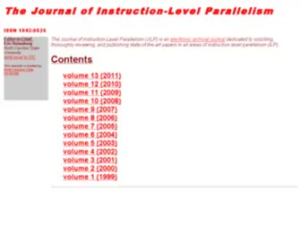 Jilp.org(The Journal of Instruction) Screenshot