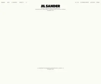 Jilsander.com(Jil Sander) Screenshot