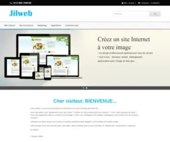 Jilweb.com(Agence marketing digital Maroc) Screenshot