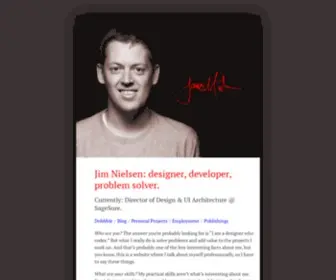 Jim-Nielsen.com(Jim Nielsen) Screenshot