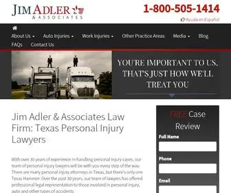 Jimadler.com(Jim Adler & Associates) Screenshot