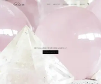 Jimajeen.com(Jimajeen Crystals) Screenshot