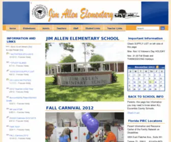 Jimallen.org(Jim Allen Elementary School) Screenshot