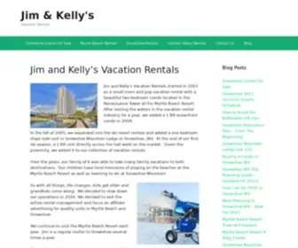 Jimandkelly.us(Jim and Kelly's Vacation Rentals) Screenshot