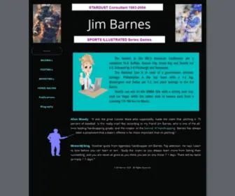 Jimbarnes.com(Famed designer still active but undecided about publishing 50) Screenshot