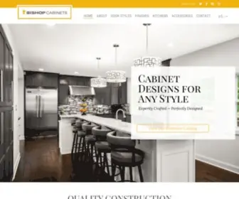 Jimbishopcabinets.com(Custom Contracted Cabinet Design & Installation) Screenshot