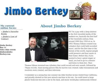 Jimbo-Berkey.com(Meet Jimbo) Screenshot