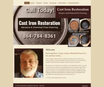 Jimbonham.com(Cast Iron Restoration) Screenshot