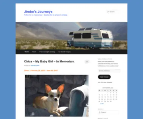 Jimbosjourneys.com(Follow me on my journeys) Screenshot