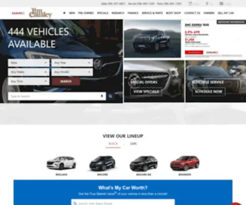 Jimcausley.com(Michigan & Detroit Buick GMC) Screenshot