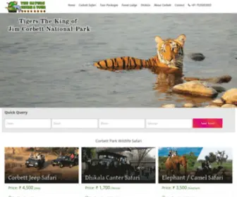 Jimcorbettnationalpark.net(JIM CORBETT NATIONAL PARK ONLINE RESERVATIONS) Screenshot