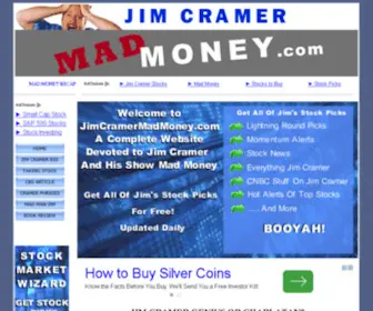 Jimcramermadmoney.com(Jim Cramer Mad Money) Screenshot