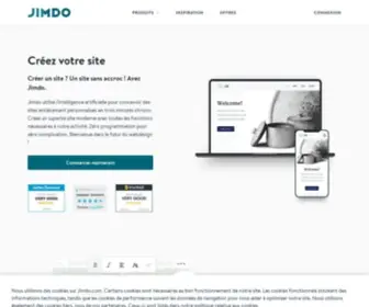 Jimdo.fr(Créez votre site web facilement) Screenshot