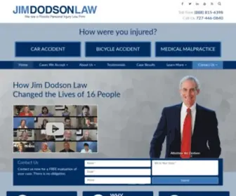 Jimdodsonlaw.com(Car accident lawyer) Screenshot