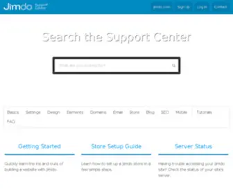 Jimdoforum.com(Jimdo's Support Center) Screenshot