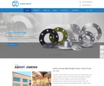 Jimenggroup.com(Carbon/Stanless Steel Flange) Screenshot