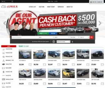 Jimex.jp(Japan Used Car Auctions) Screenshot