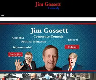 JimGossettcomedy.com(Comedy Agent Friendly) Screenshot