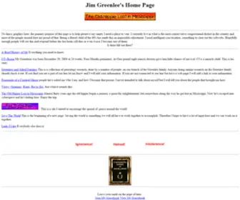 JimGreenlee.com(Jim Greenlee's) Screenshot