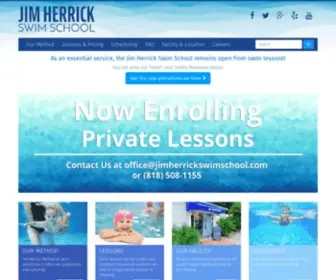 Jimherrickswimschool.com(Jim Herrick Swim School) Screenshot