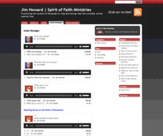 Jimhoward.org(Audio Messages) Screenshot