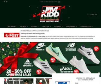 Jimkiddsports.com.au(Jim Kidd Sports) Screenshot