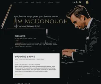 JimmCDonough.com(Jim McDonough Piano Music) Screenshot