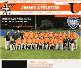 Jimmieathletics.com(University of Jamestown Athletics) Screenshot