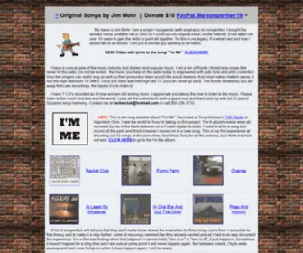 Jimmohr.com(Original Songs by Jim Mohr) Screenshot