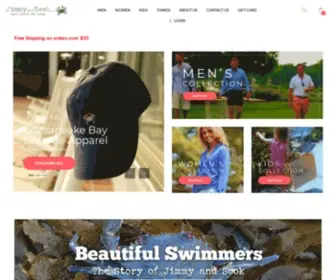Jimmyandsook.com(Crab Apparel) Screenshot