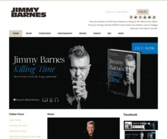 Jimmybarnes.com(Jimmy Barnes) Screenshot