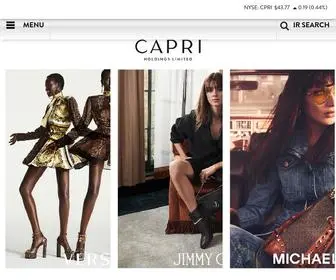 Jimmychooplc.com(Capri Holdings Limited) Screenshot