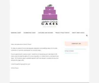 Jimmychoux.com(Bespoke cakes for all occasions) Screenshot