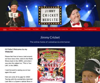 Jimmycricket.co.uk(Jimmy Cricket's Website) Screenshot